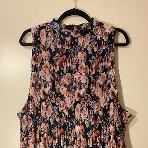 Plus size floral dress